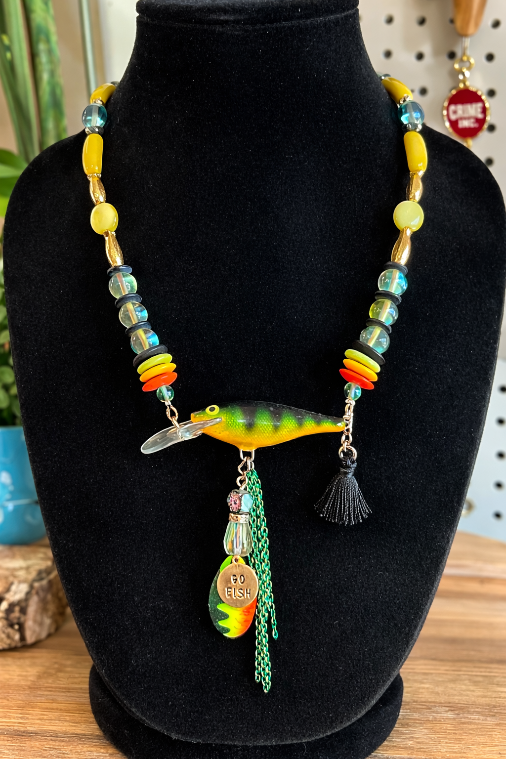 Go Fish Rapala Lure Statement Necklace