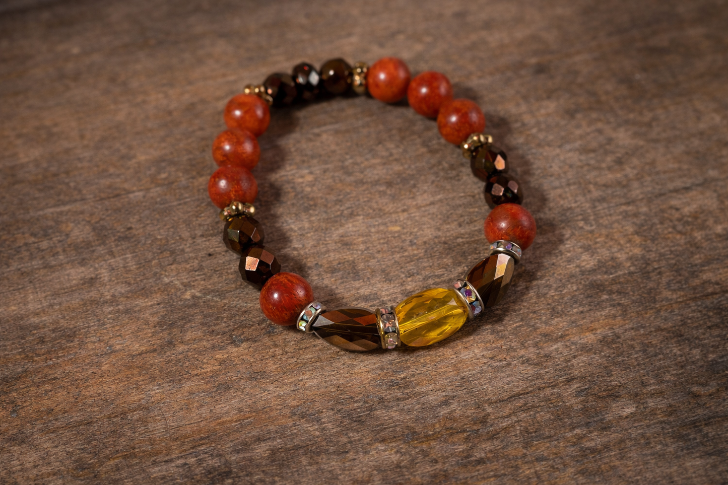 Golden Ember Jasper Bracelet