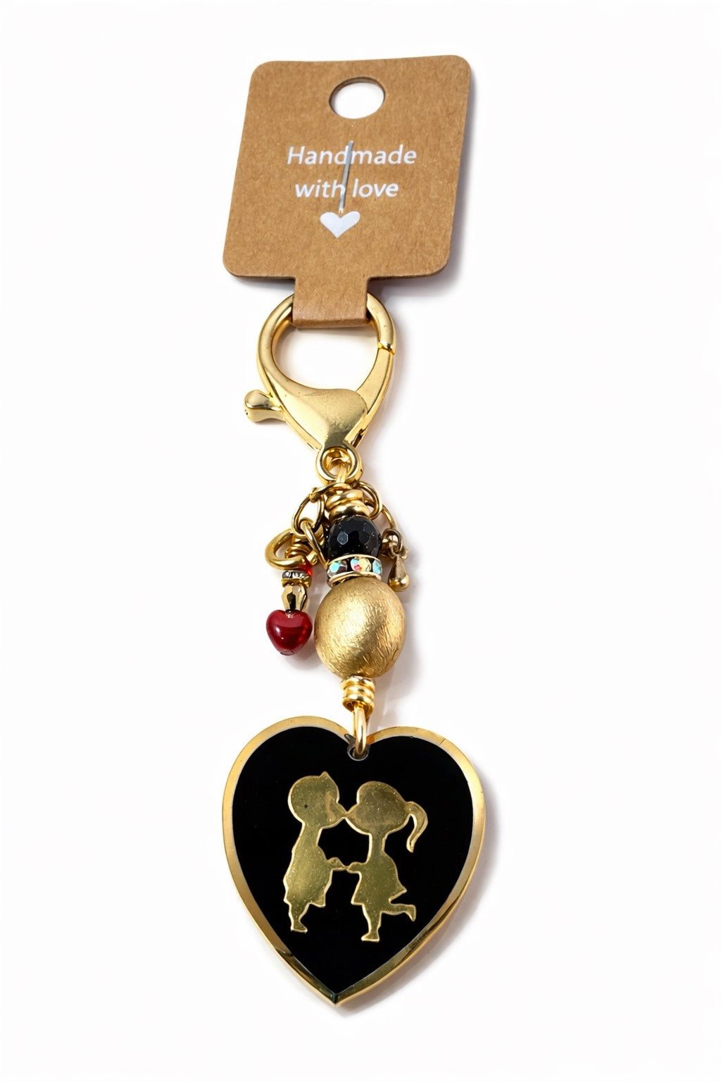Sweethearts Silhouette Purse Charm
