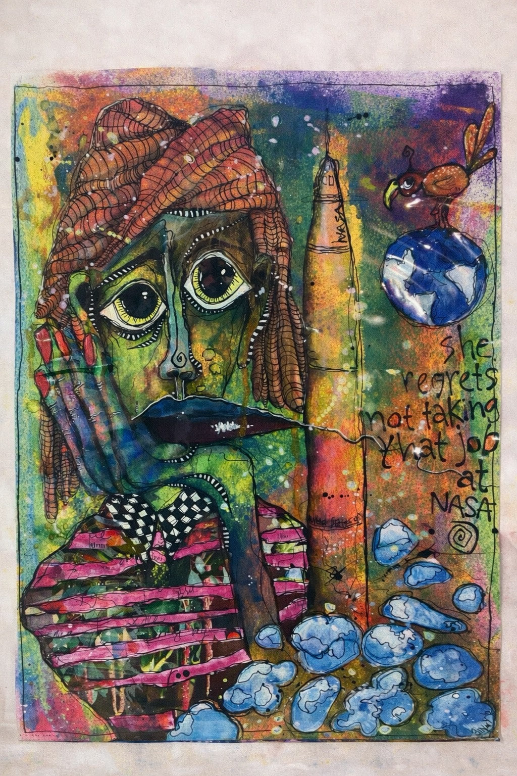 I Should Have Been An Astronaut - NASA print - 13" x 19"