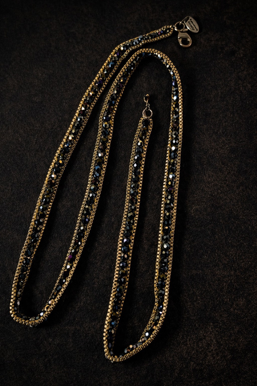 Midnight Spark Wrap Bracelet