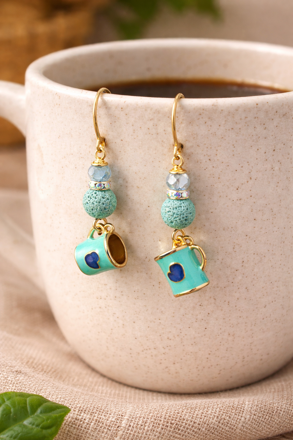 Morning Brew Charm Earrings