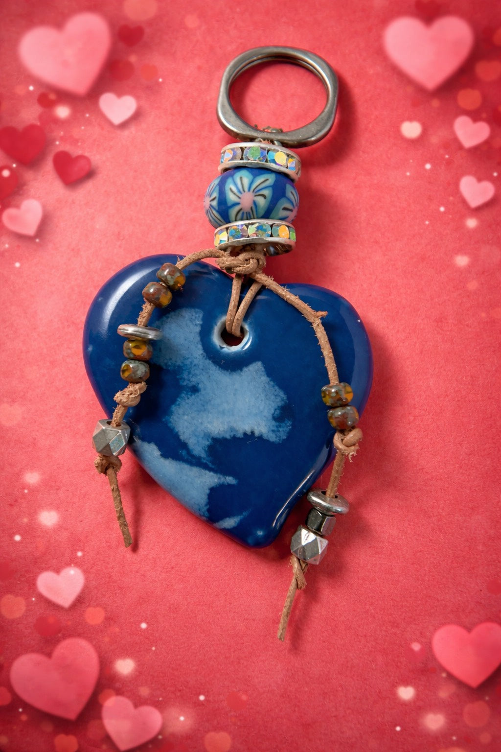 Midnight Meadow Heart Pendant