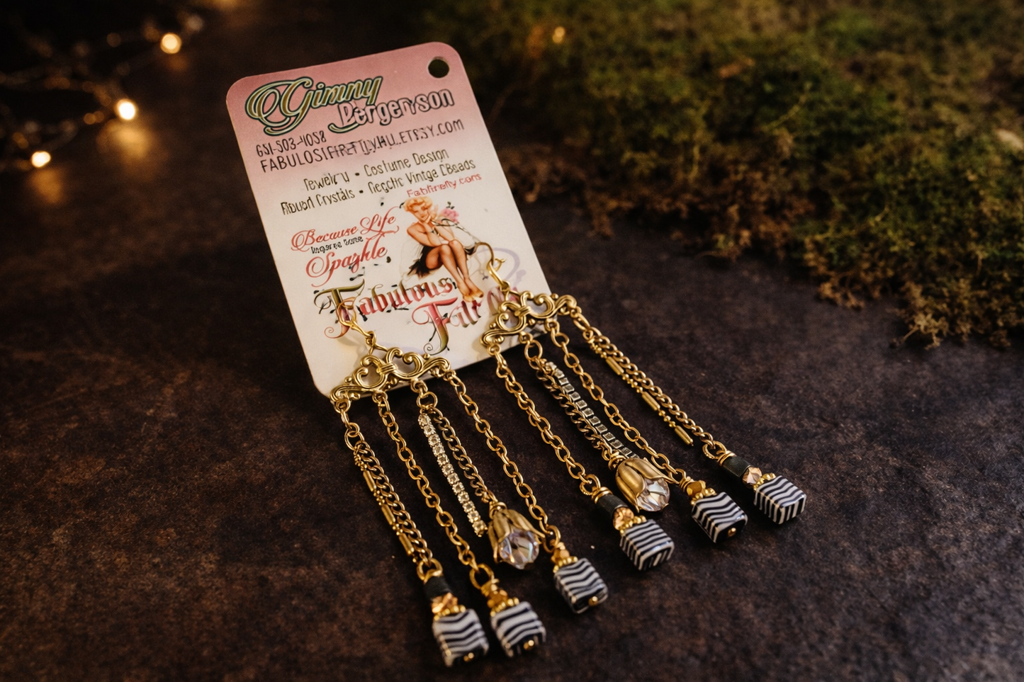 Layered Luxe Chandelier Earrings with Rhinestone & Chain Fringe