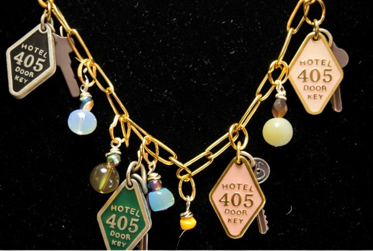 "Hotel 405 - Adventure Awaits" Charm Necklace