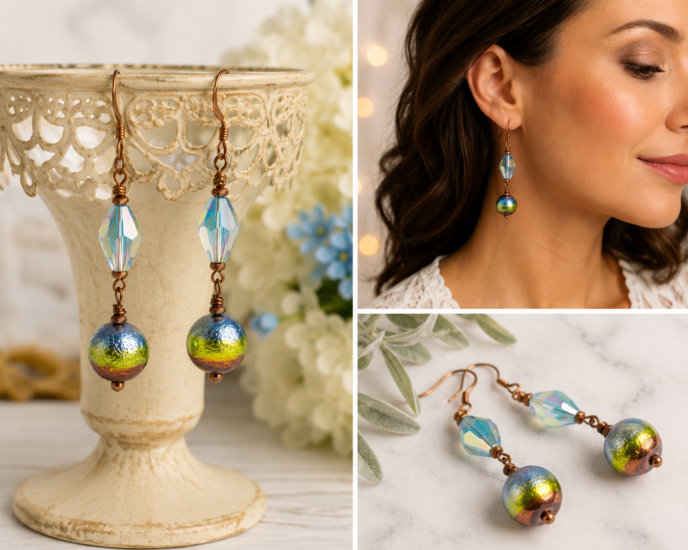 Mermaid Martini Earrings
