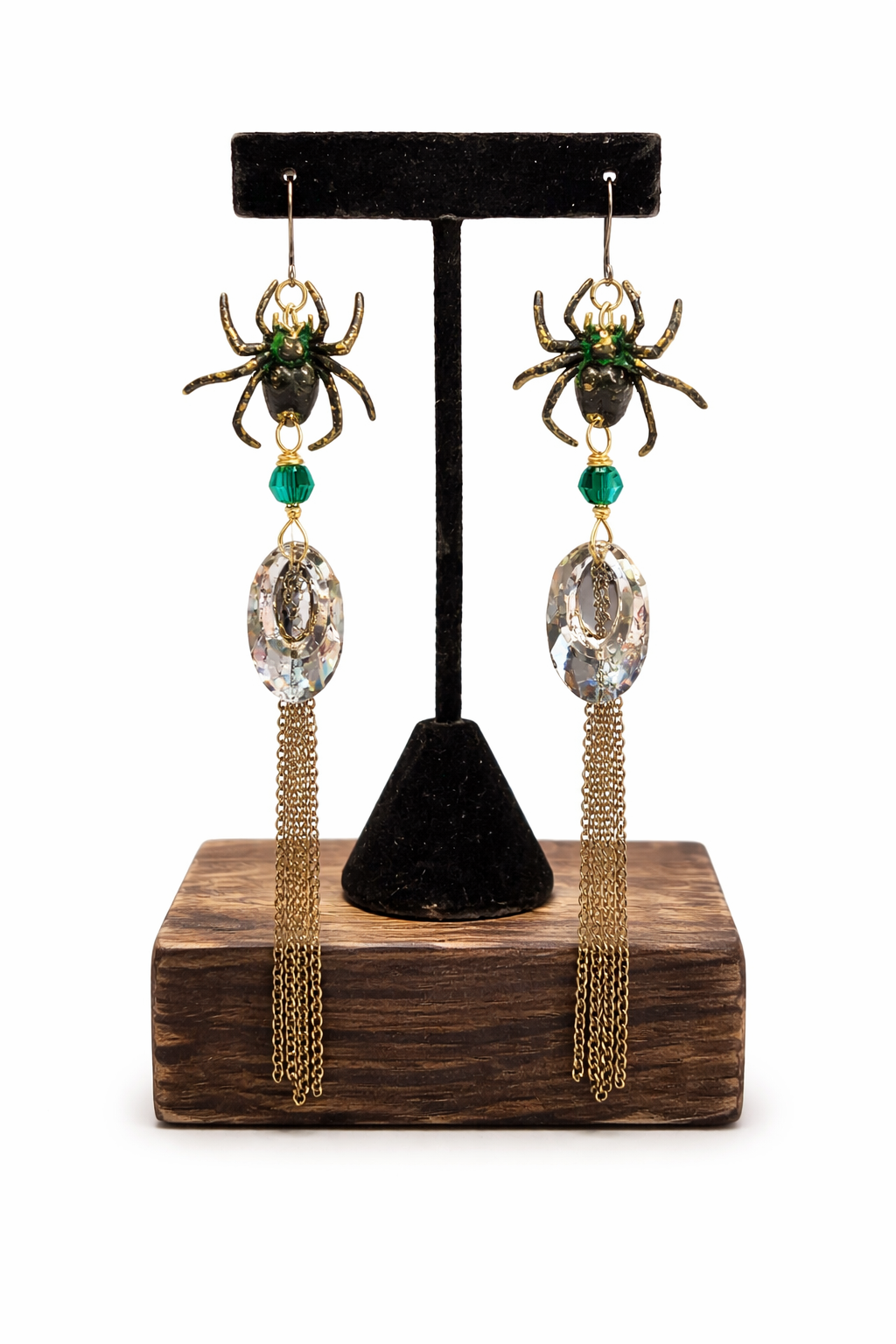 🕷️ Midnight Widow Statement Earrings