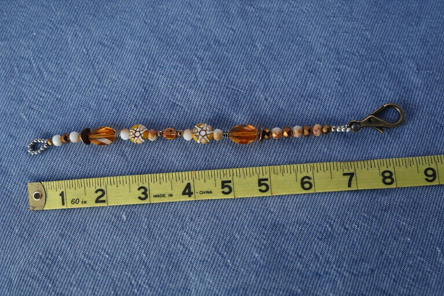 Pumpkin Spice Sparkle Bracelet