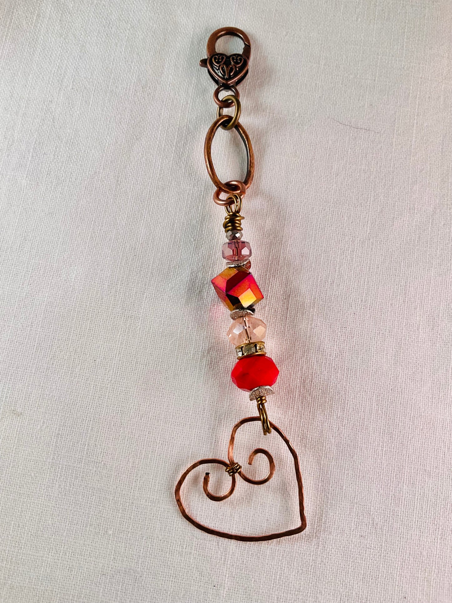 Purse Charm - Hearts A Plenty