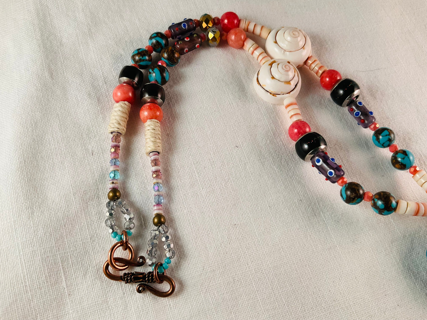 Necklace - Rainbow Reef Octopus Necklace with tassel