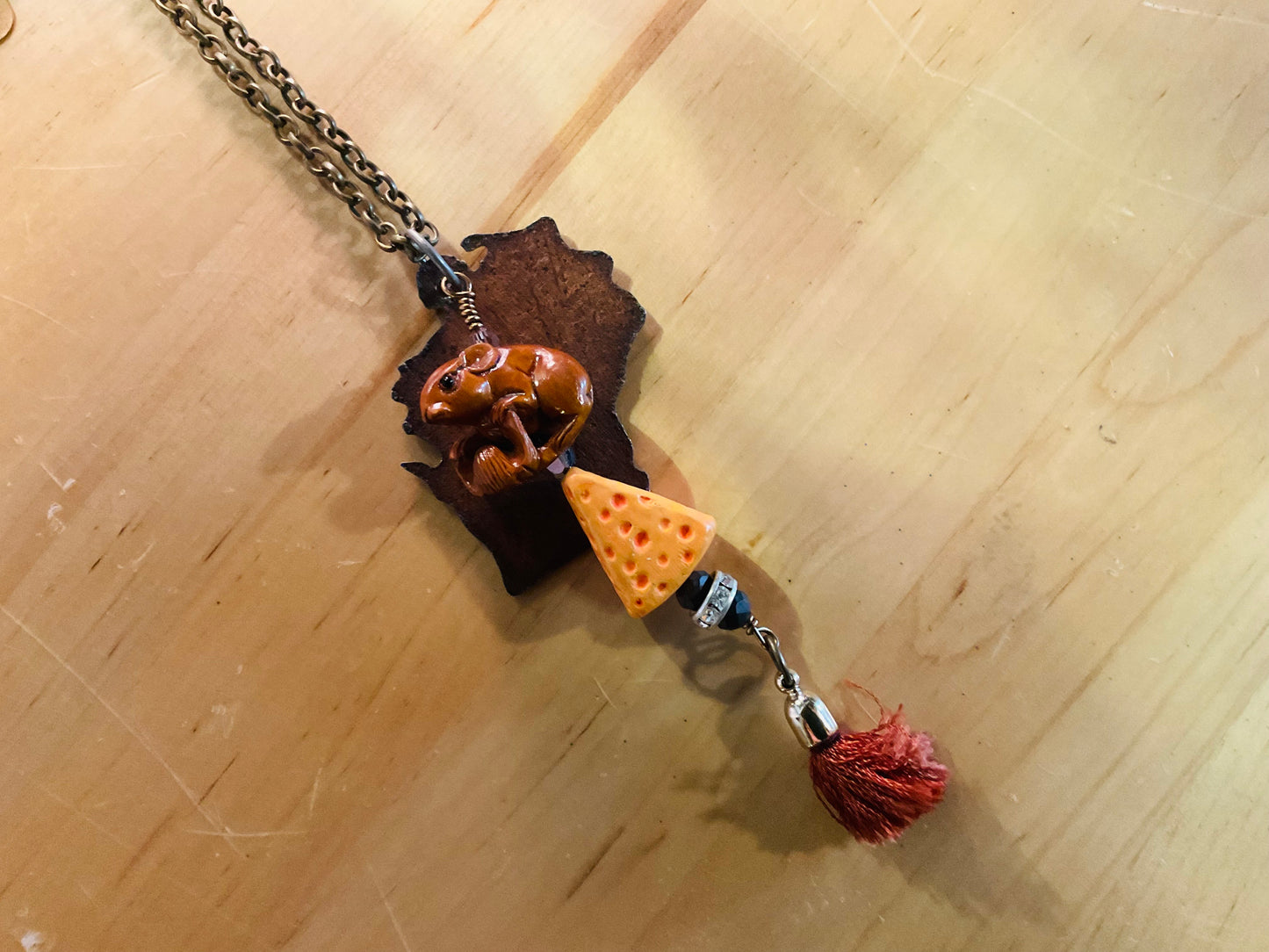 Necklace - Wisconsin Cheese Whiz
