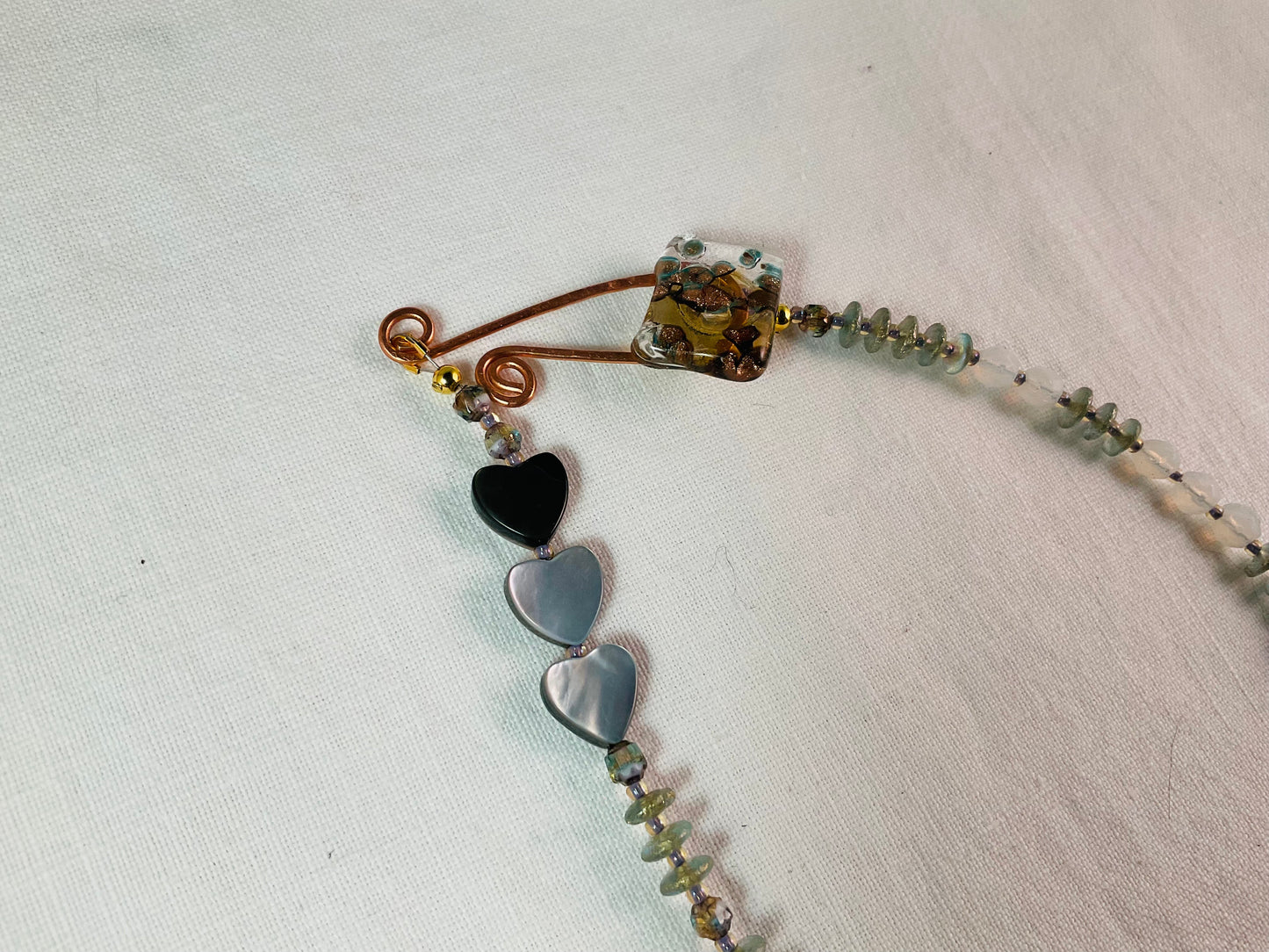 Necklace - Heart 18" Turquoise Necklace