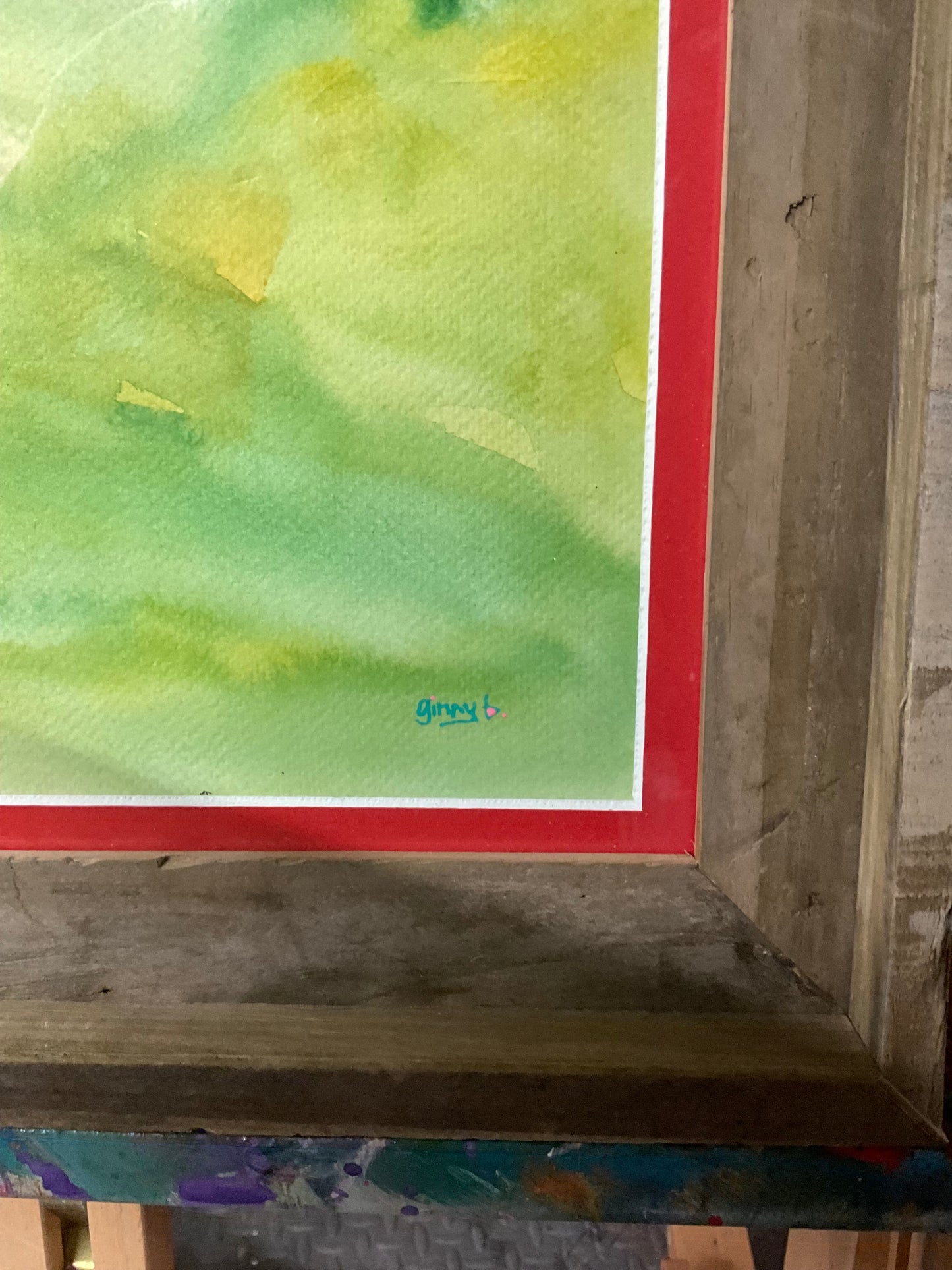 Where The Barn Sleeps Painting 16 x 23.5" framed