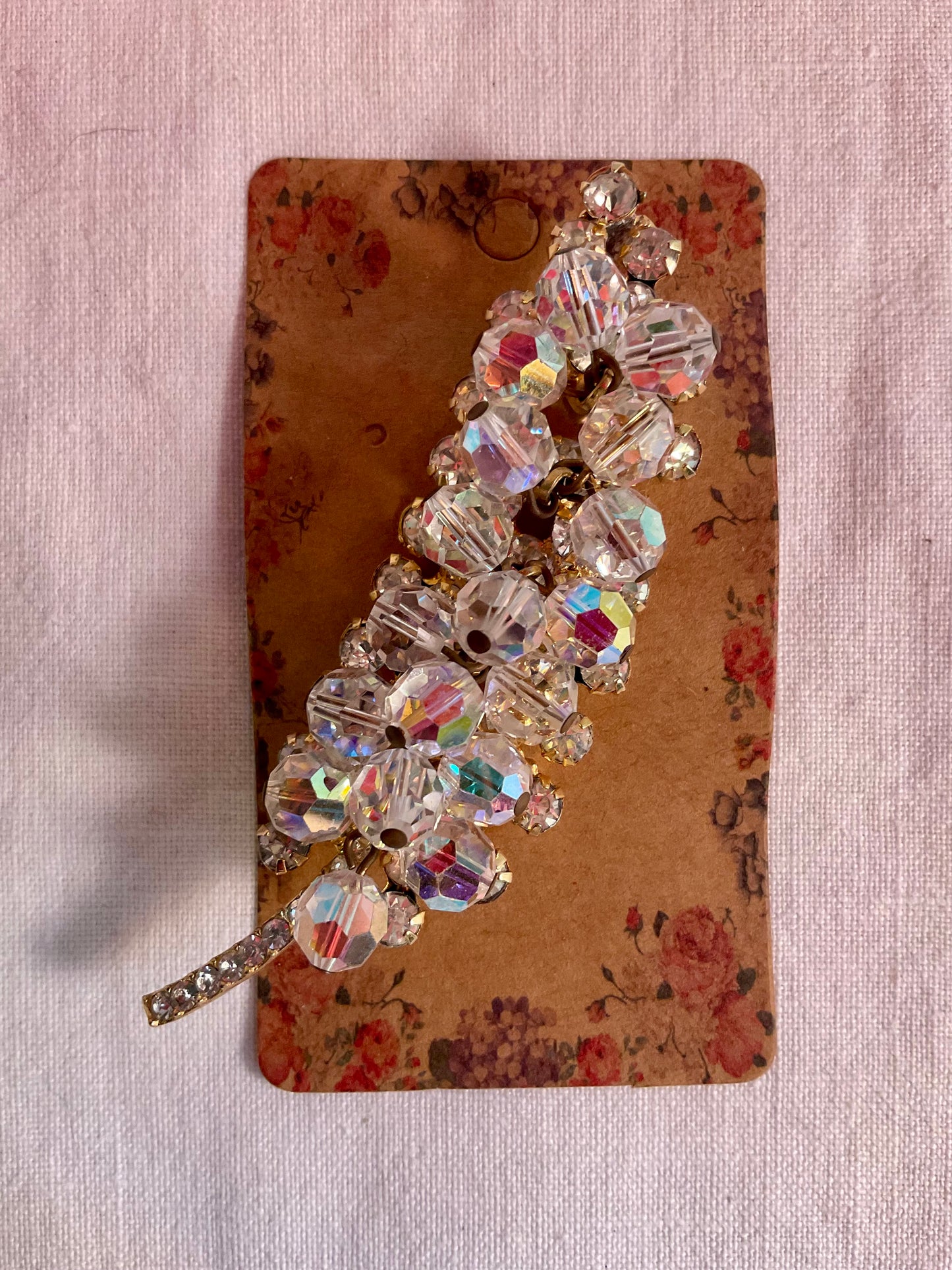 Vintage Crystal Brooch Bar – Choose Your Favorite Sparkle Pin