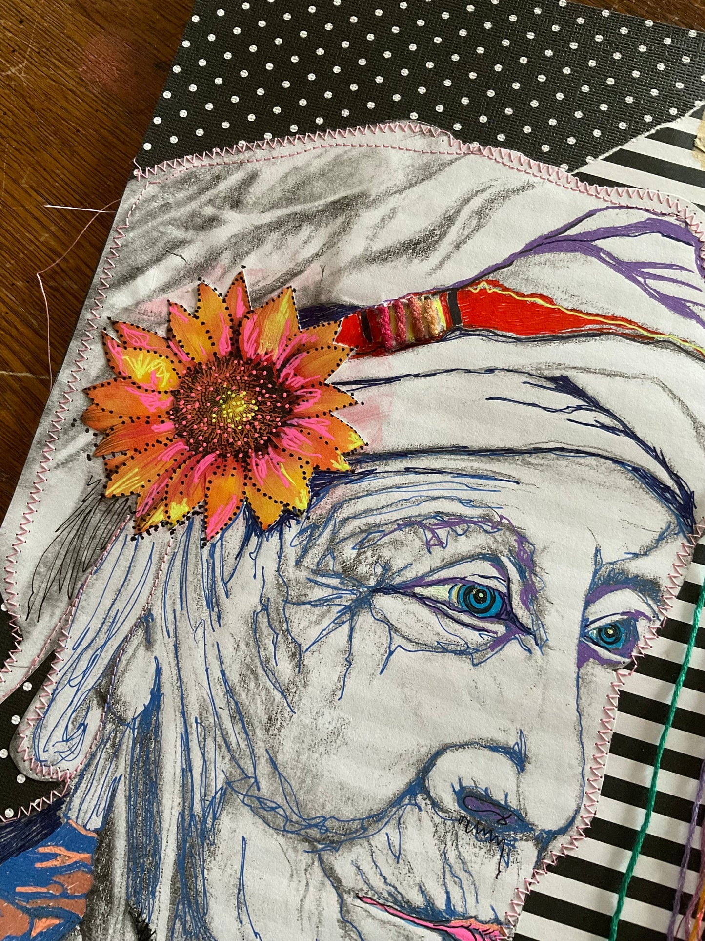 Mixed Media - The Smoker .02