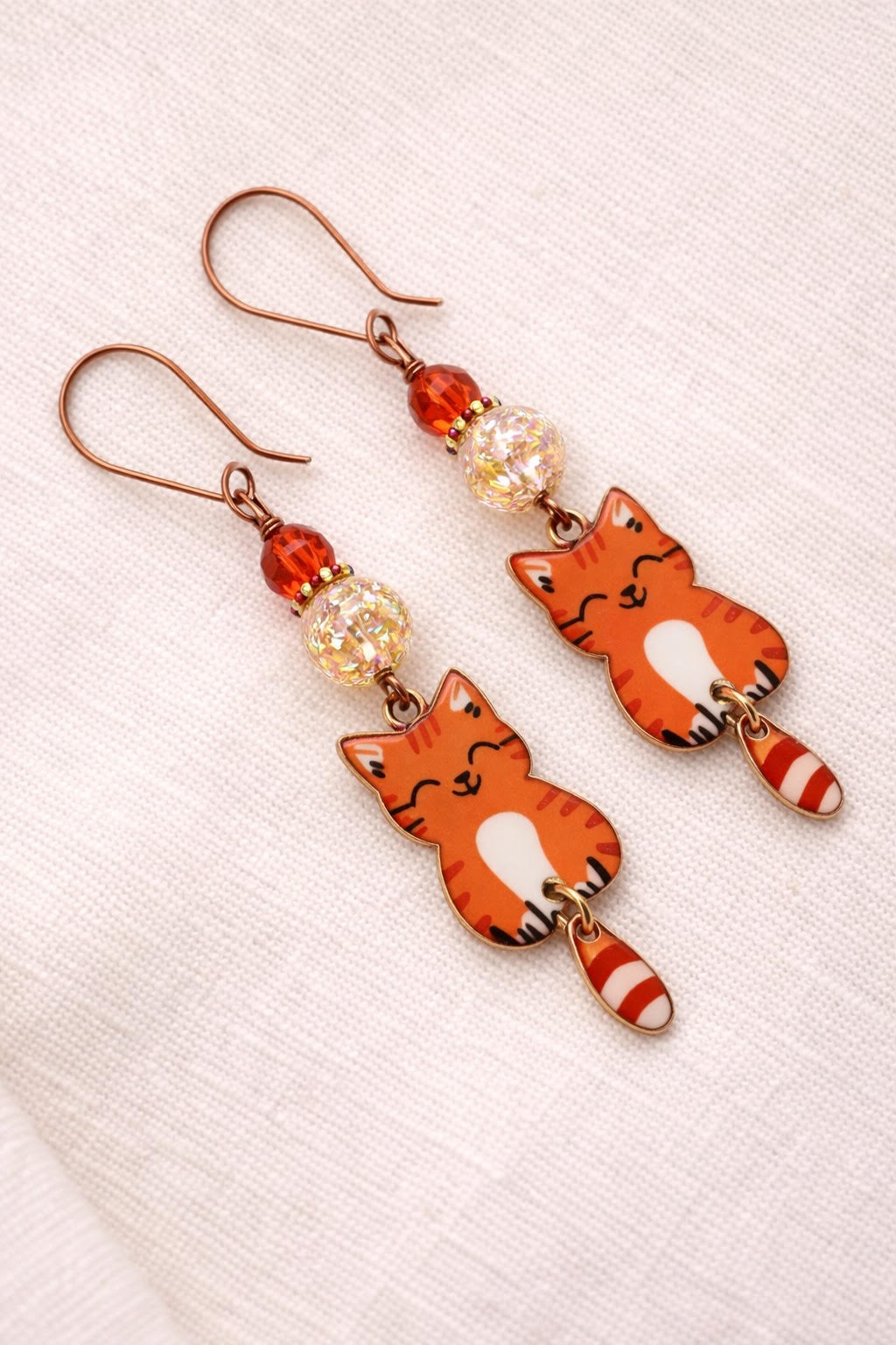 Cat Dangle Earrings - Choose Your Kitty