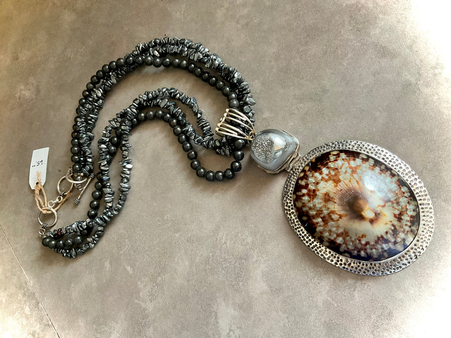 Big & Bold Tortoise Shell Necklace