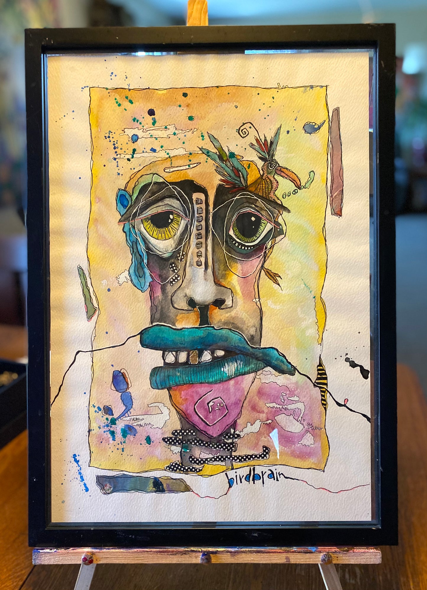 Painting - Birdbrain