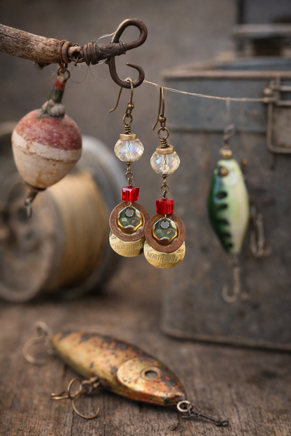 Reel Sparkle Fishing Lure Earrings