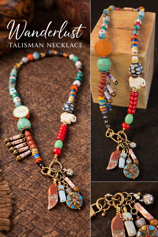 Wanderlust Talisman Charm Necklace