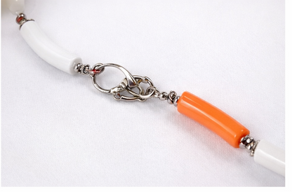“Gone Fishing” Lure Necklace – Rapala, Daredevil Charms, Bobbers & Crystal Tassels