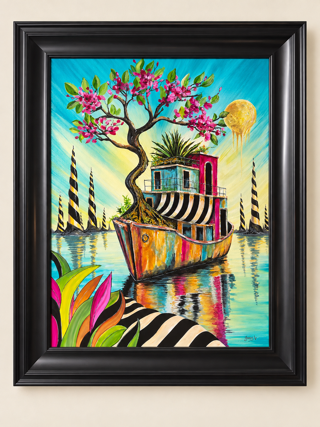 Drifting Towards Elsewhere | Original Acrylic Painting
