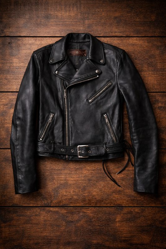 Vintage Women's 90s Black Leather Moto Jacket – Milwaukee Clothing (Size XL)