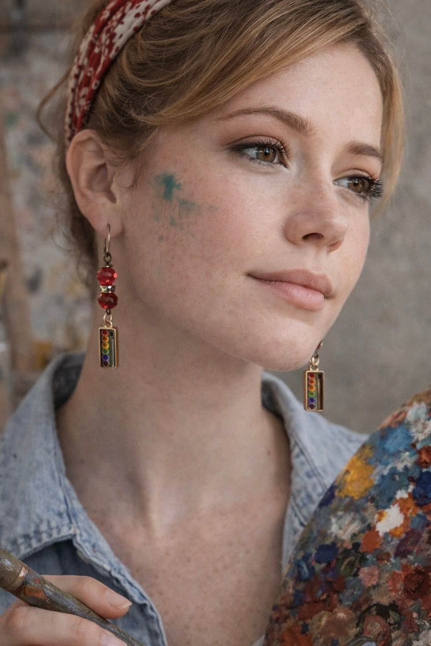 Studio Muse Rainbow Drop Earrings