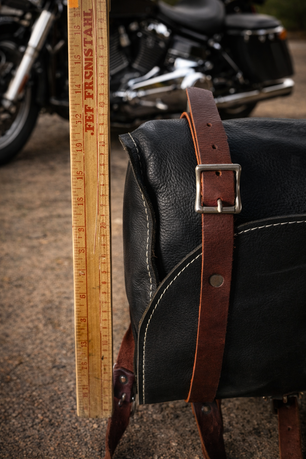 Handmade Leather Motorcycle Backpack | Overnight Travel Bag | Hand-Pounded Copper Rivets | USA Crafted Moto Gear