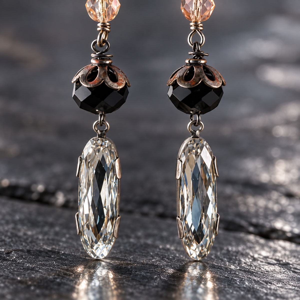 All That Sparkle Swarovski Crystal Drop Earrings