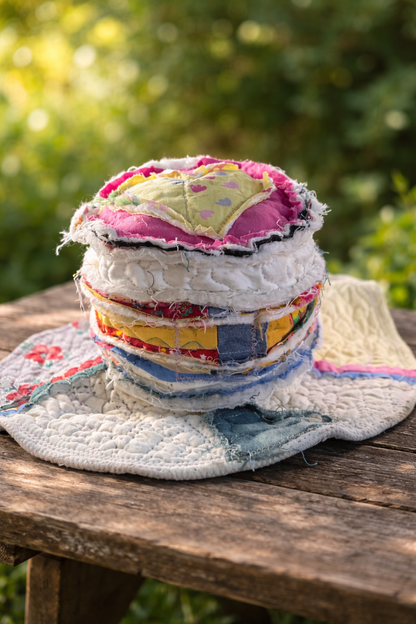 The Dorothy Jean Reversible Quilted Hat - Size Small (Copy)