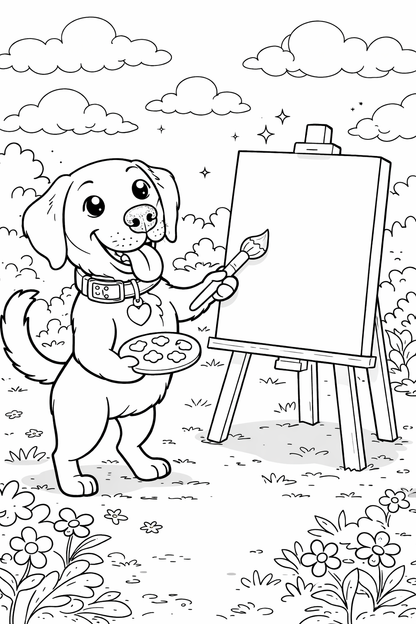 Free Printable Coloring Page -  The Fabulous Firefly Family!