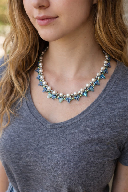 Midnight Garden Pearl Necklace