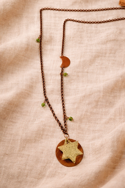 Moon & Meadow Star Necklace