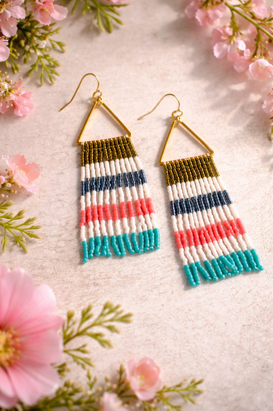 Spring Garden Fringe Earrings