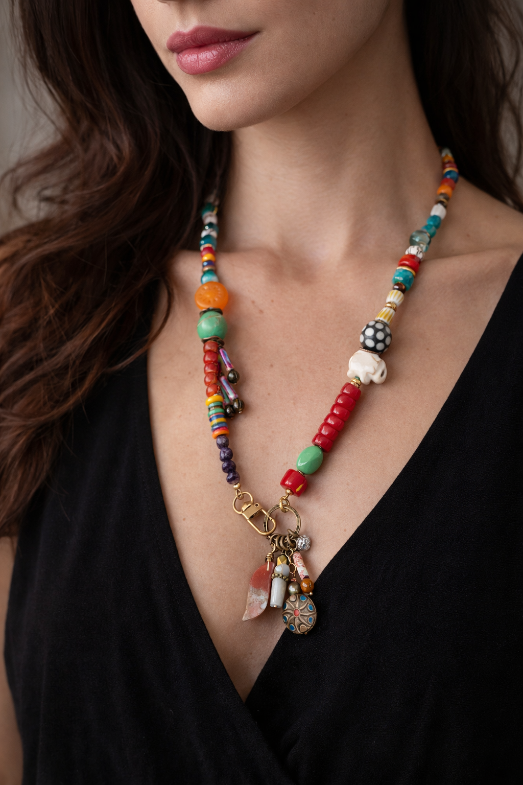 Wanderlust Talisman Charm Necklace