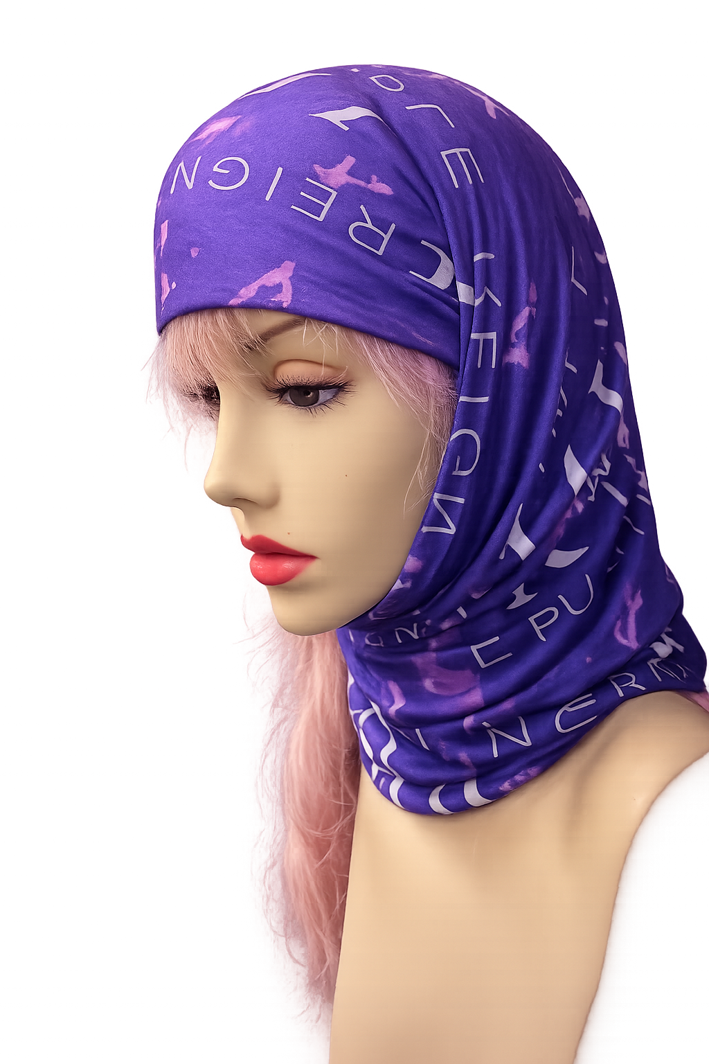 Purple Reign™ VersaWrap – Multifunctional Neck Gaiter, Balaclava, Beanie & Head Wrap