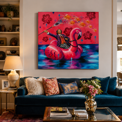 The Alchemist of Impossible Dreams - Painting 36" x 36"