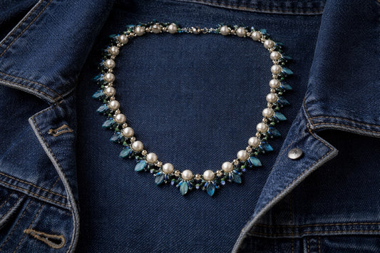 Midnight Garden Pearl Necklace