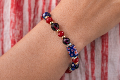 Liberty Spark Beaded Bracelet