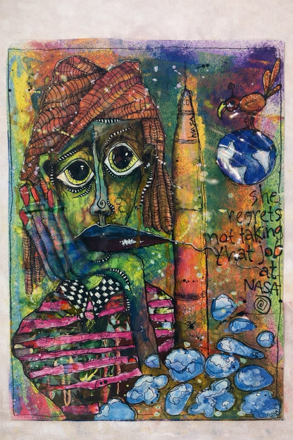 I Should Have Been An Astronaut - NASA print - 13" x 19"