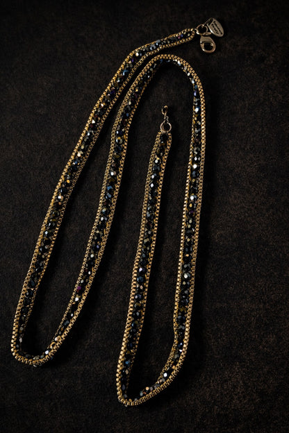 Midnight Spark Wrap Bracelet