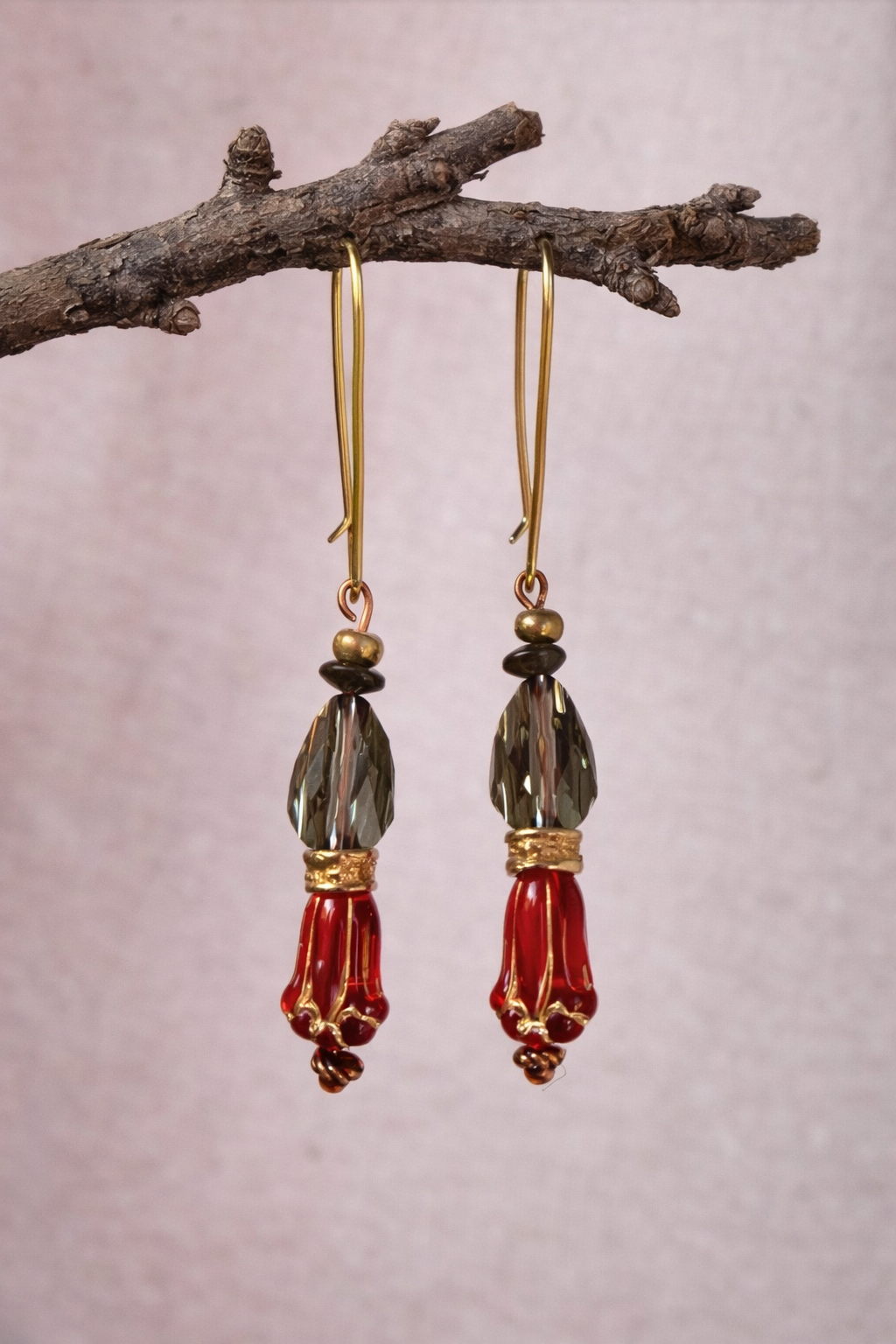 Ember Sparkle Drop Earrings