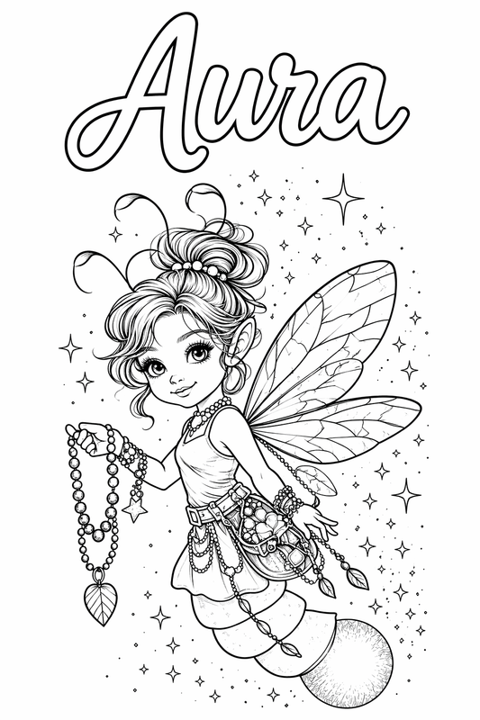 Free Printable Coloring Page -  The Fabulous Firefly Family!