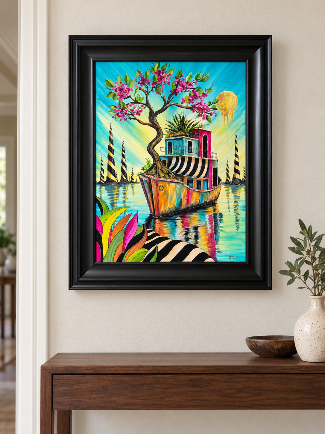 Drifting Towards Elsewhere | Original Acrylic Painting