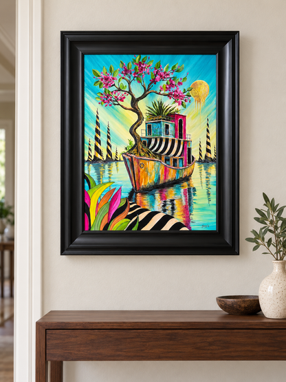 Drifting Towards Elsewhere | Original Acrylic Painting