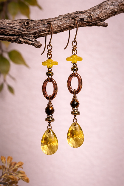 Golden Glow Crystal Drops