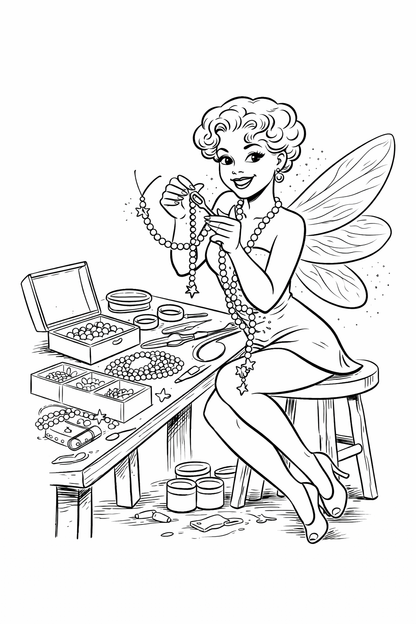 Free Printable Coloring Page -  The Fabulous Firefly Family!