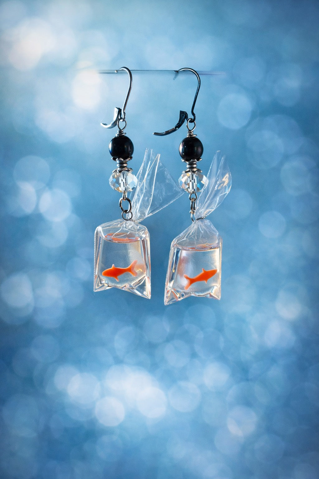Tiny Treasures Goldfish Drop Earrings