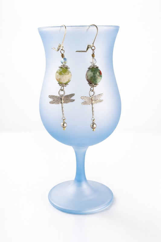 Bohemian Dragonfly Earrings